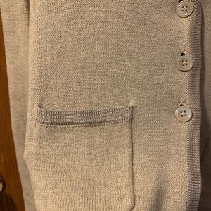 Cotton and cashmere cardigan hangs loose fits 8-10 petite